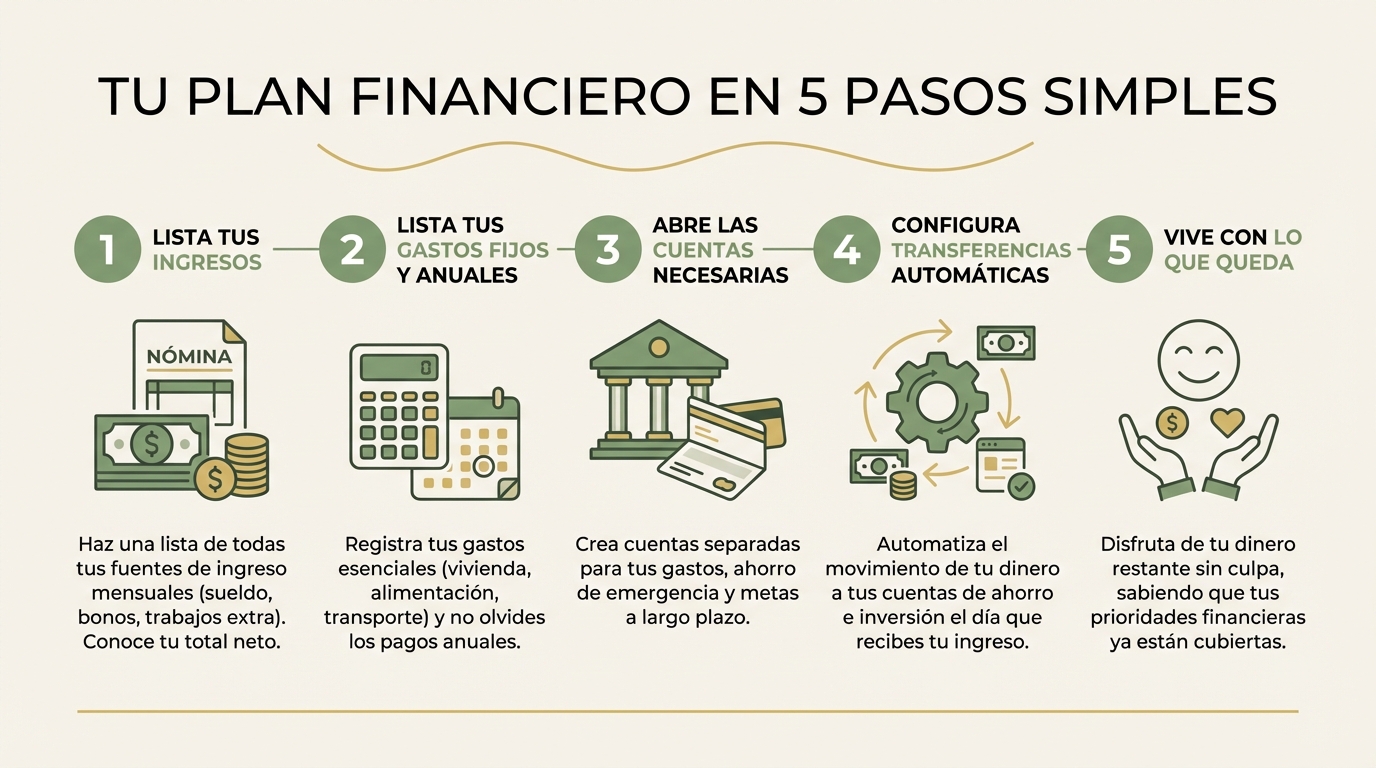5 pasos para empezar hoy con el sistema de cuentas