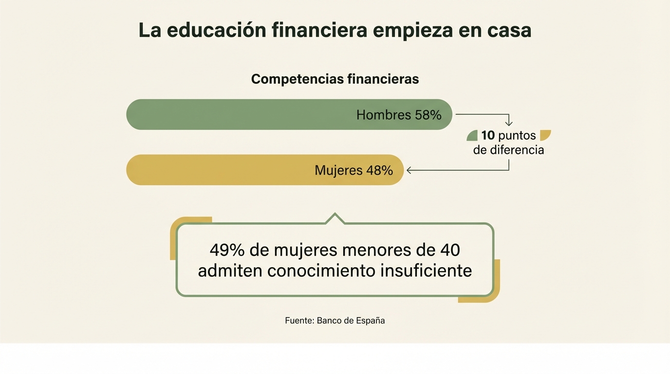 Brecha de educación financiera en España: datos del Banco de España