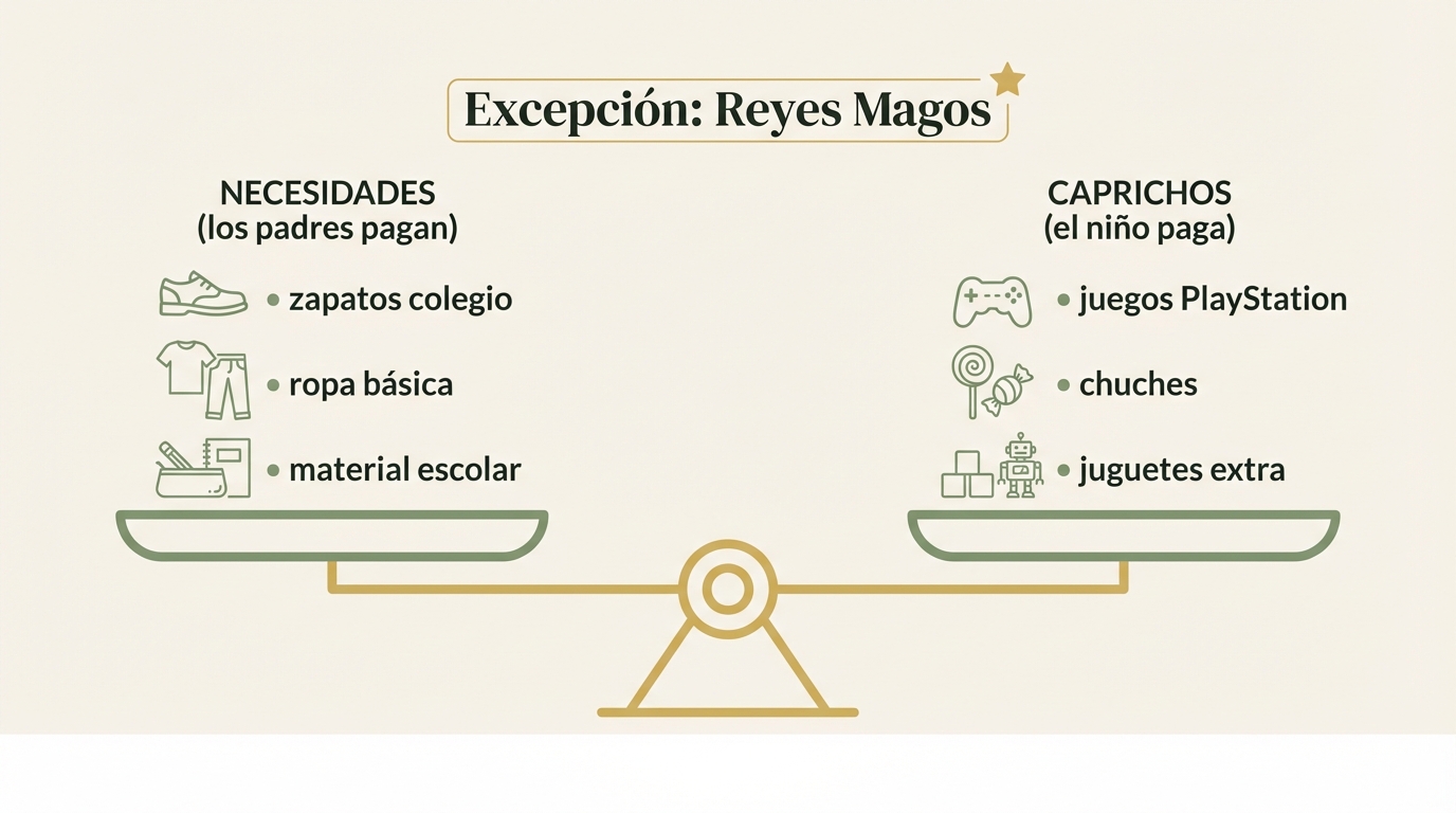 Necesidades vs caprichos: quién paga qué